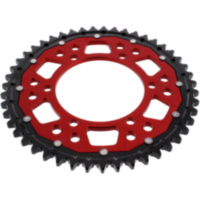 Rear sprocket dual 47 tooth pitch 530 red