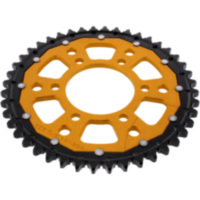 Rear sprocket dual 44 tooth pitch 530 gold ZFD48844GLD