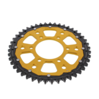 Rear sprocket dual 45 tooth pitch 530 gold ZFD48845GLD