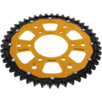 Rear sprocket dual 46 tooth pitch 530 gold ZFD48846GLD