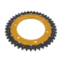 Rear sprocket dual 42 tooth pitch 530 gold ZFD49942GLD