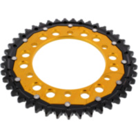 Rear sprocket dual 43 tooth pitch 530 gold ZFD49943GLD