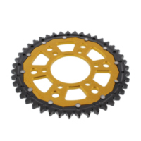 Rear sprocket dual 43 tooth pitch 530 gold ZFD81643GLD