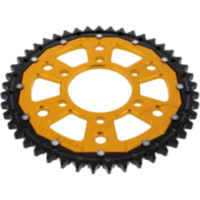 Rear sprocket dual 45 tooth pitch 530 gold ZFD81645GLD