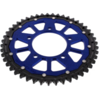 Rear sprocket dual 47 tooth pitch 530 blue