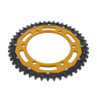 Rear sprocket dual 46 tooth pitch 530 gold ZFD85946GLD