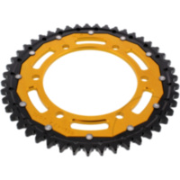 Rear sprocket dual 47 tooth pitch 530 gold