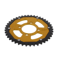 Rear sprocket dual 42 tooth pitch 428 gold