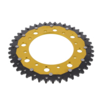 Rear sprocket dual 44 tooth pitch 520 gold