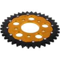 Rear sprocket dual 36 tooth pitch 520 gold ZFD60436GLD