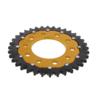 Rear sprocket dual 36 tooth pitch 525 gold