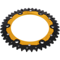 Rear sprocket dual 42 tooth pitch 525 gold ZFD342GLD