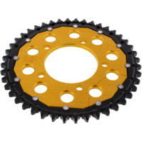 Rear sprocket dual 44 tooth pitch 525 gold ZFD80744GLD