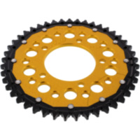 Rear sprocket dual 45 tooth pitch 525 gold ZFD80745GLD