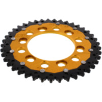 Rear sprocket dual 41 tooth pitch 525 gold ZFD89841GLD