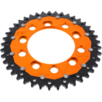 Rear sprocket dual 41 tooth pitch 525 orange