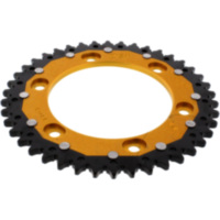 Rear sprocket dual 42 tooth pitch 525 gold ZFD89942GLD