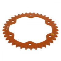 Rear sprocket aluminium 38t 525 pitch orange