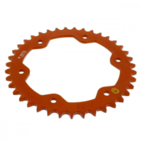 Rear sprocket aluminium 39t 525 pitch orange