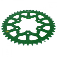 Rear sprocket aluminium 43tooth pitch 520 green