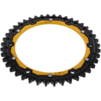 Rear sprocket dual 42 tooth pitch 530 gold ZFD201142GLD