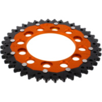 Rear sprocket dual 40 tooth pitch 525 orange