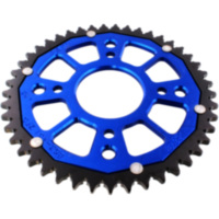 Rear sprocket dual 45 tooth pitch 428 blue