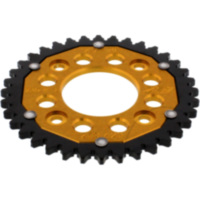 Rear sprocket dual 36 tooth pitch 420 gold