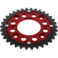 Rear sprocket dual 34 tooth pitch 420 red