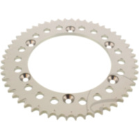 Rear sprocket alu 54 tooth pitch 428 silver