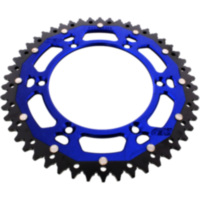 Rear sprocket dual 50 tooth pitch 520 blue