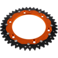 Rear sprocket dual 41 tooth pitch 520 orange