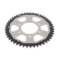 Rear sprocket dual 47 tooth pitch 428 silver