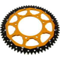 Rear sprocket dual 62z pitch 428 gold