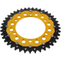 Rear sprocket dual 41 tooth pitch 520 gold ZFD202041GLD