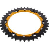 Rear sprocket dual 38 tooth pitch 520 gold ZFD82238GLD