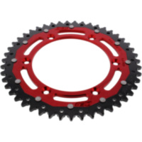 Rear sprocket dual 47 tooth pitch 520 red