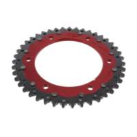 Rear sprocket dual 43 tooth pitch 525 red ZFD131743RED