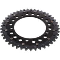 Rear sprocket dual 43 tooth pitch 525 black