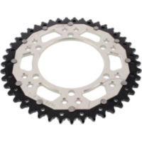 Rear sprocket dual 45 tooth pitch 525 silver