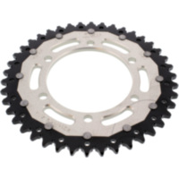 Rear sprocket dual 42 tooth pitch 525 silver ZFD201442SLV