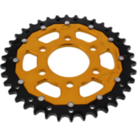 Rear sprocket dual 38 tooth pitch 525 gold ZFD2905638GLD