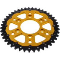 Rear sprocket dual 43 tooth pitch 525 gold ZFD76543GLD