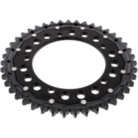 Rear sprocket dual 43 tooth pitch 530 black ZFD180043BLK