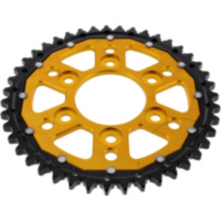 Rear sprocket dual 43 tooth pitch 530 gold ZFD76643GLD