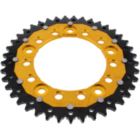 Rear sprocket dual 41 tooth pitch 525 gold ZFD187741GLD