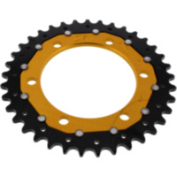 Rear sprocket dual 37 tooth pitch 520 gold ZFD201437GLD