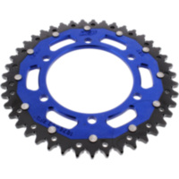 Rear sprocket dual 43 tooth pitch 525 blue