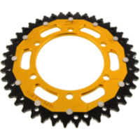 Rear sprocket dual 43 tooth pitch 525 gold ZFD187643GLD