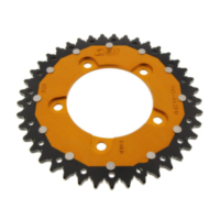 Rear sprocket dual 41 tooth pitch 525 gold